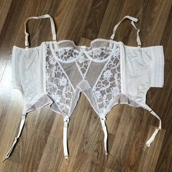 Corset Lingerie Bustier Top All Removable Straps - Picture 1 of 9